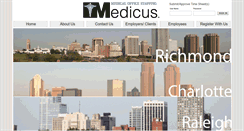 Desktop Screenshot of medicustaff.com